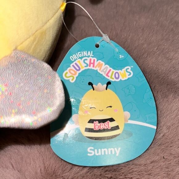 Squishmallows Sunny The Best Bee Stuffed Plushies 8” - Picture 4 of 4